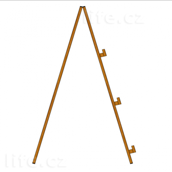 Dřevěný stojan 6 pohlednic