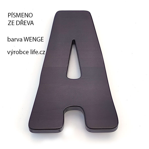 Písmeno-wenge