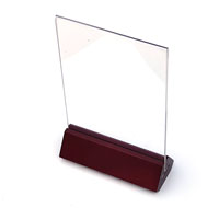 Menu stojánek s plexi kapsou